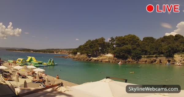 Остров Крк Пляж Дражица