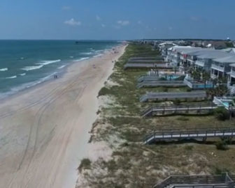 Aerial Tour of Kure Beach NC