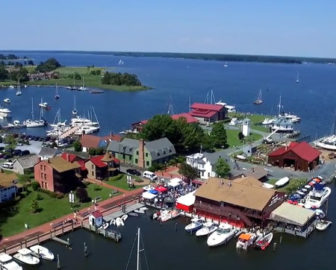Aerial Tour of St Michaels, MD