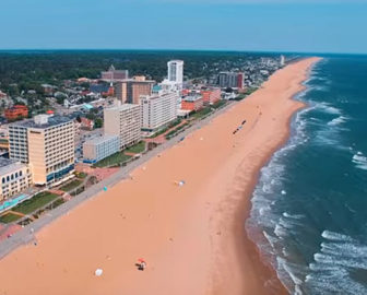 Visite aérienne de Virginia Beach, VA