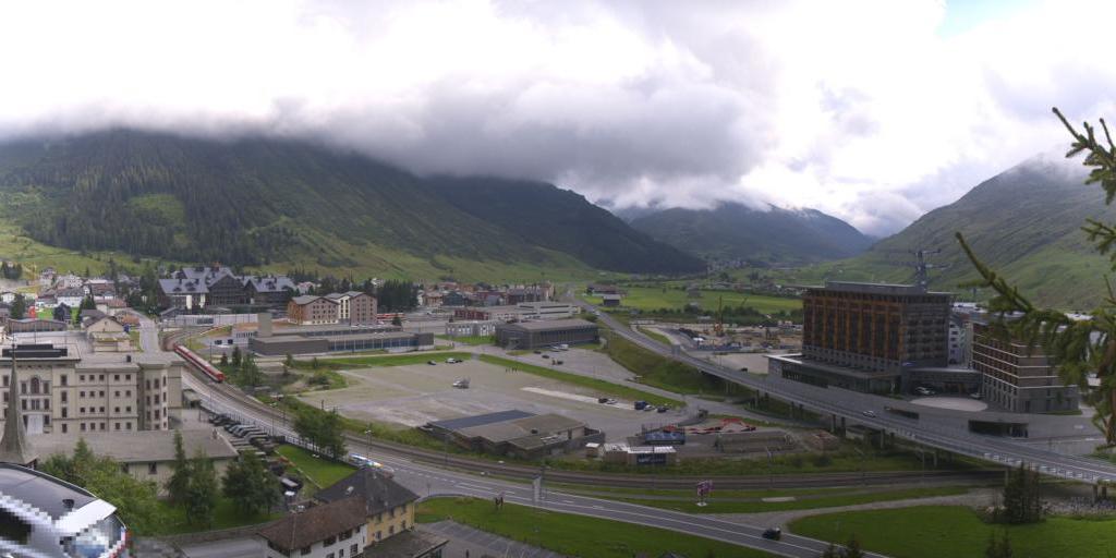 Andermatt: Panorama Andermatt de 140°.
