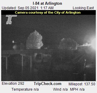 Арлингтон, штат Орегон: I-84 в Арлингтоне