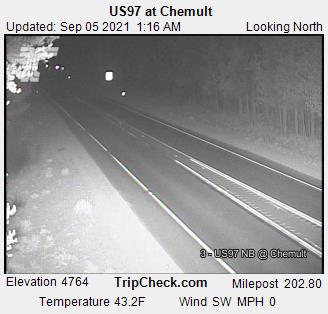 オレゴン州ケムルトUS97 at Chemult