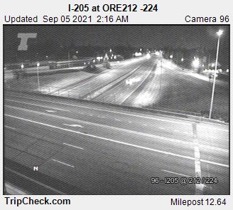 オレゴン州クラカマスORE212-224でI-205