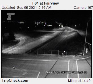 オレゴン州フェアビューフェアビューのI-84