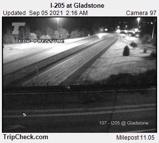 オレゴン州グラッドストーングラッドストーンでのI-205