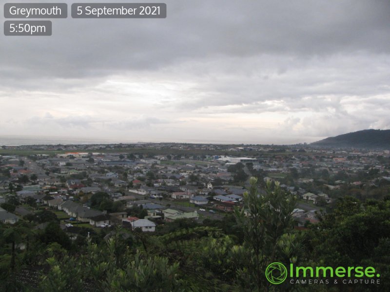 グレイマスGreymouthの眺め