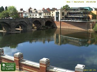 Hereford : Rivière Wye à Hereford