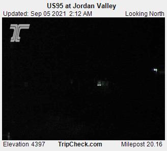 オレゴン州ジョーダンバレージョーダン・バレーのUS95