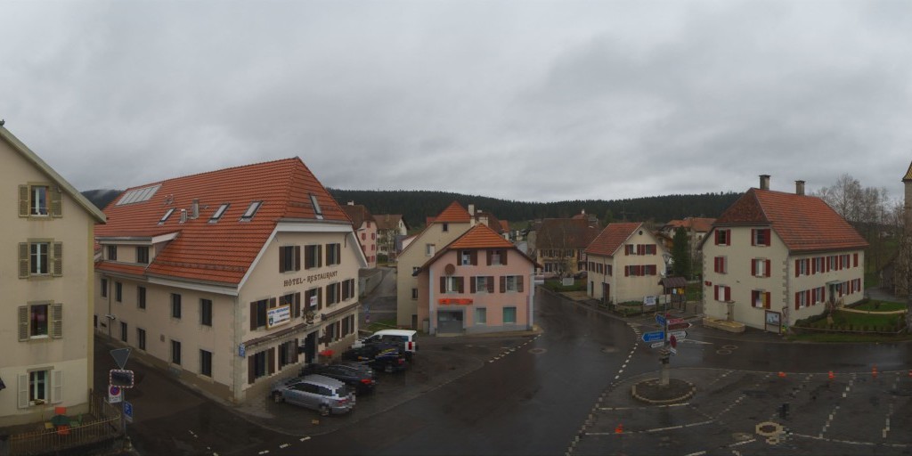 La Brévine: 360° Panorama Place du Village