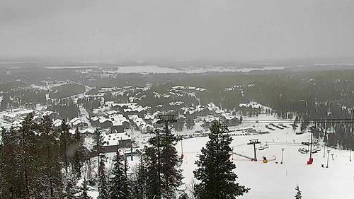 Леви упал горнолыжный курорт