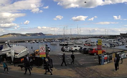Clintage de Lyme Regis Harbor