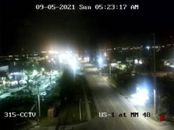 Marathon, Floride : US-1 à la borne kilométrique 48