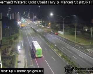 Mermaid Waters : Gold Coast Highway et Markeri Street (Nord)
