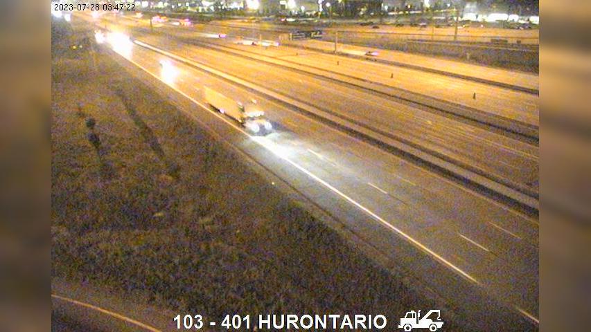 Mississauga Highway 401 près de la rue Hurontario