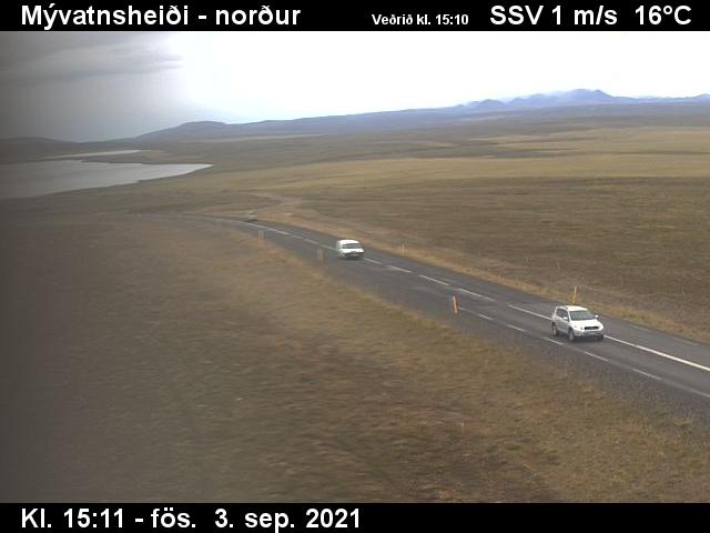 Mývatnsheiði: Hringvegur Northwards