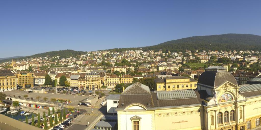 Neuchâtel: roundshot 360° Panorama Jeunes-Rives
