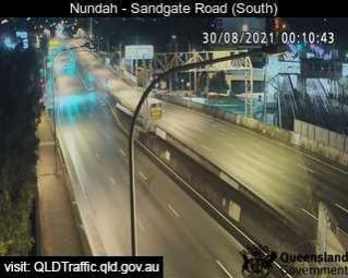 Nundah : Route Sandgate et entrée du tunnel (sud)