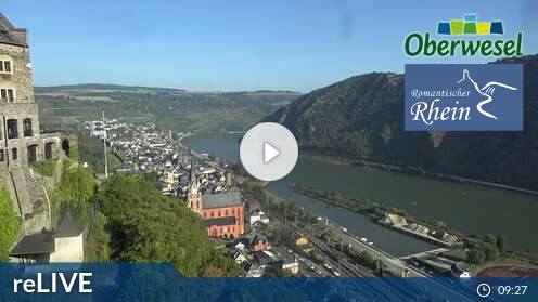 Oberwesel: View onto Rhine River