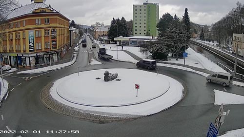 Polska St Roundabout Trutnov