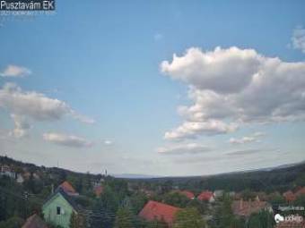 Pusztavám: Vista sobre Pusztavám