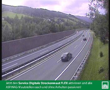 Rennweg am Katschberg:A10、AST Rennweg/Katschbergの後方