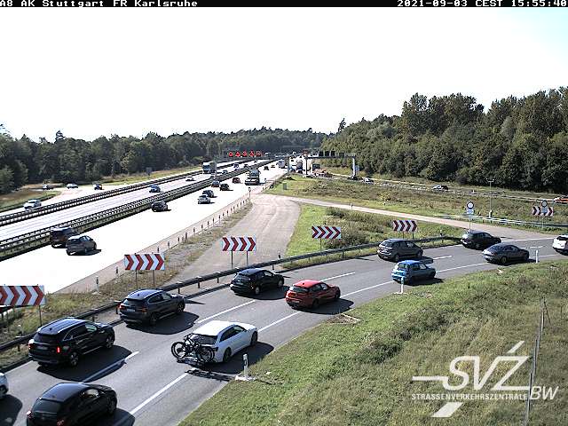 Rohr: A8 Kreuz Stuttgart