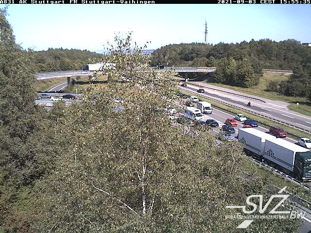 Rohr: A831 Kreuz Stuttgart