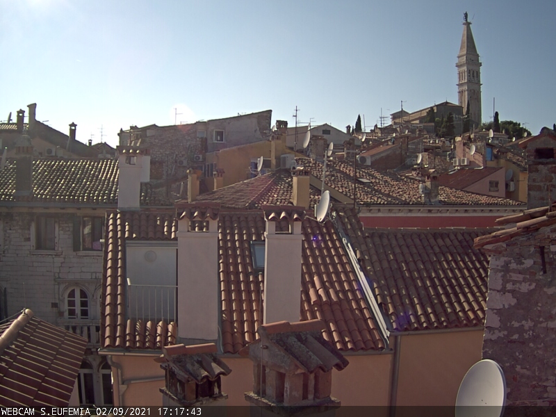 Rovinj: Webcam S. Eufemia