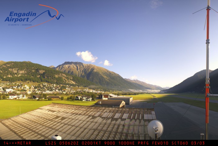 Samedan : Aéroport d'Engadin