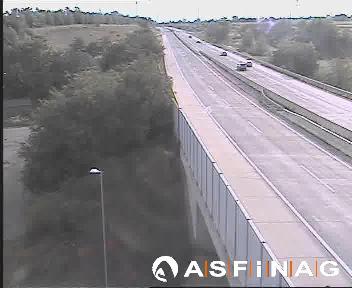 Schrick : A05, bei Anschlussstelle Schrick, Blickrichtung Eibesbrunn - Km 23,03
