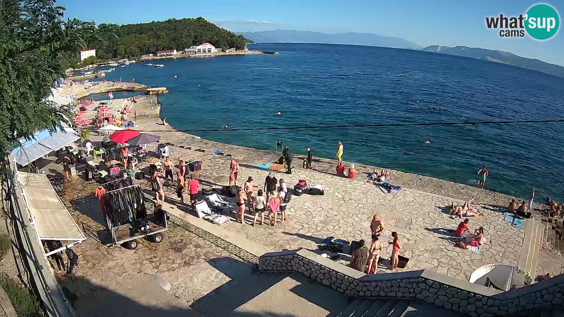 Selce: Livestream Selce Beach - Diving Center