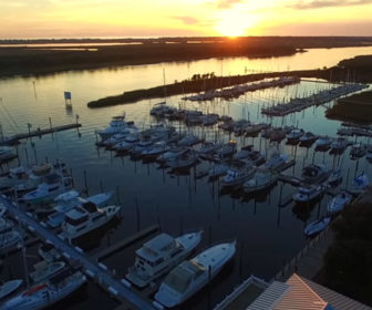 Southport Marina Sunset Video