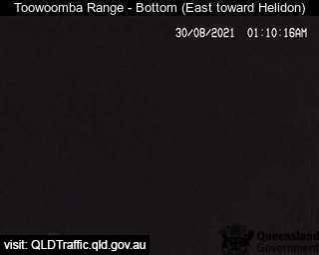 Toowoomba: Cordilheira do Toowoomba - Fundo (Este em direcção a Helidon)