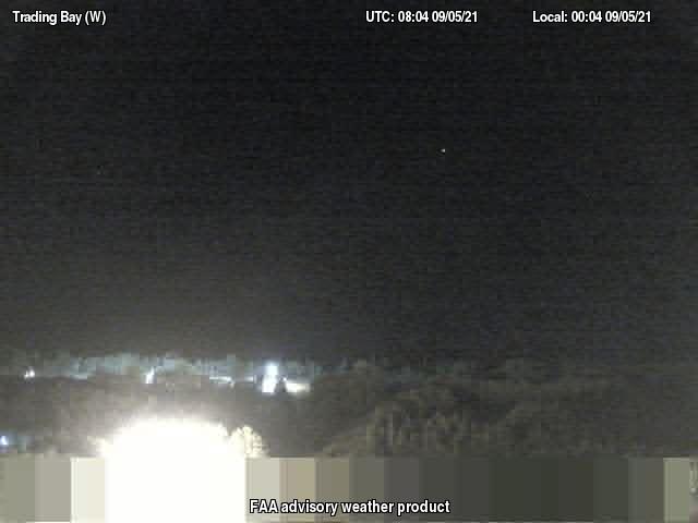 Trading Bay, Alasca: Trading Bay Airfield, Vista em Direção Sudoeste