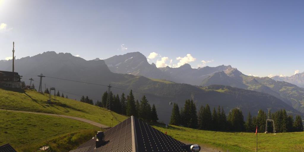 Villars-sur-Ollon: roundshot 360° Panorama Alpe Les Chaux