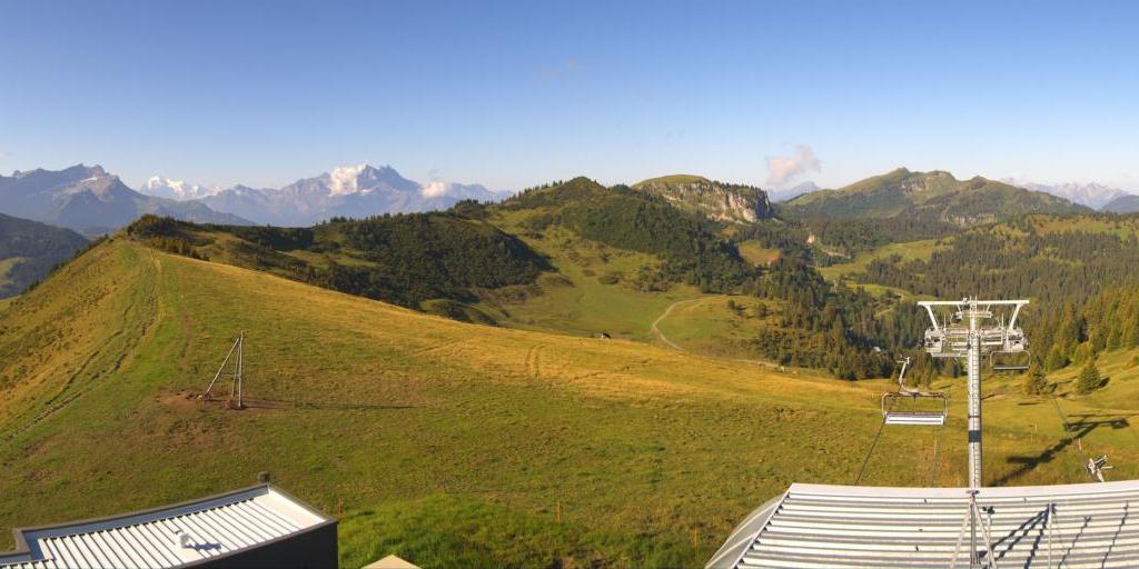 Villars-sur-Ollon: roundshot 360° Panorama Chaux Ronde