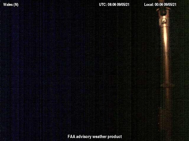 Уэльс, Аляска: Аэродром Уэльс (PAIW), вид в северном направлении