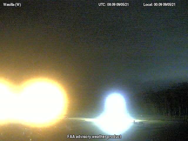 Василла, Аляска: Аэродром Василла (PAWS), вид в западном направлении