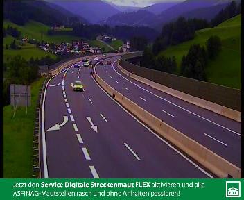 Zieglstadl: A13, bei Raststätte Matrei Ost, Blickrichtung Brenner - Km 17,03