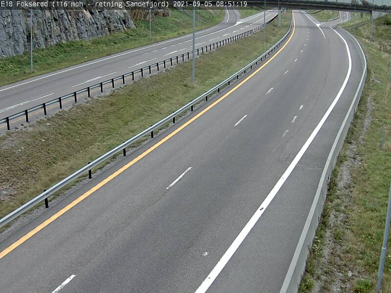 Åbol: Verkehr E18 (Fokserød)