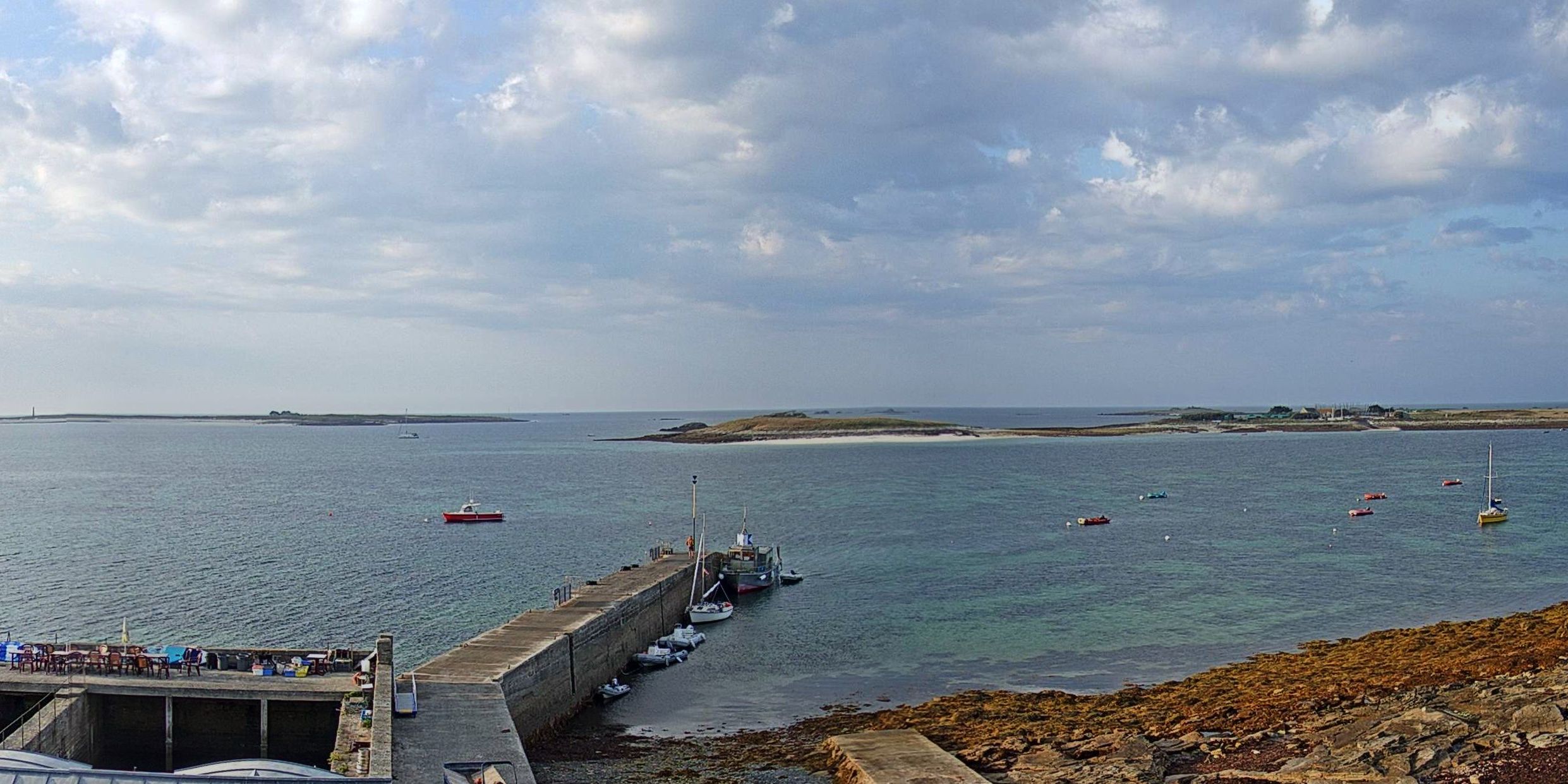 Île Saint-Nicolas : Vue sur mer